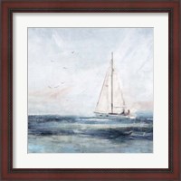 Framed Blue Sailing