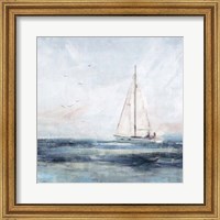 Framed Blue Sailing