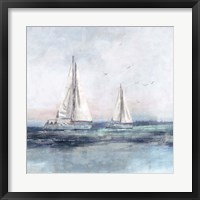 Framed Blue Sailing II