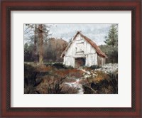 Framed Rusted Hearth Barn II