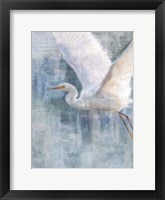 Glacier Heron II Framed Print