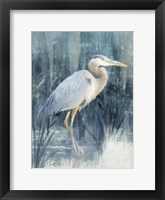 Glacier Heron III Framed Print
