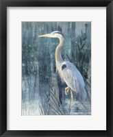 Glacier Heron IV Framed Print
