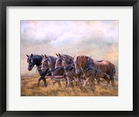 Framed Four Horse Power