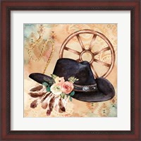 Framed Cowboy Hat
