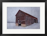 Framed Rustic Red