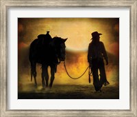 Framed AZ Cowgirl