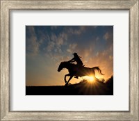 Framed Lone Rider