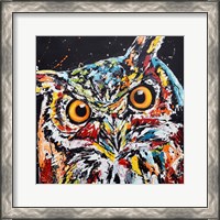 Framed Horned Owl