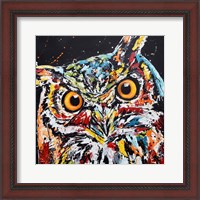 Framed Horned Owl