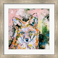 Framed Lilac Forest Fox