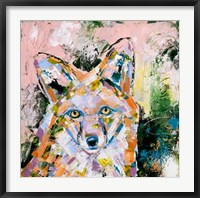 Framed Lilac Forest Fox