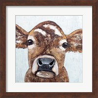 Framed Pearl the Cow