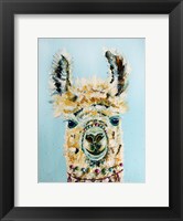 Framed Candy Llama