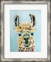 Framed Candy Llama