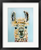 Framed Candy Llama