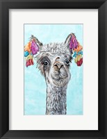 Framed Napoleon Llama