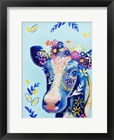 Framed Daisy Cow