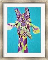 Framed Dopey Giraffe