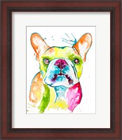 Framed Colorful Frenchie