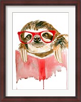 Framed Reading Sloth