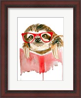 Framed Reading Sloth
