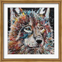 Framed Electric Wolf