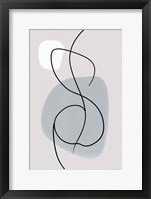 Curvy Lines Framed Print