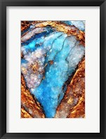 Framed Aqua Pegmatite