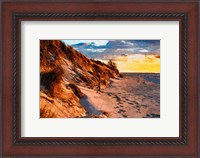 Framed Sunset on the Dunes