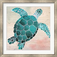 Framed Sea Turtle