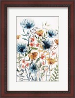 Framed Wildflowers I
