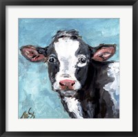 Framed Buster the Cow