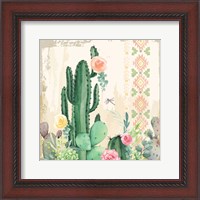Framed Southwest Cactus IV