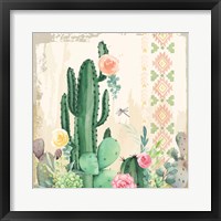 Southwest Cactus IV Framed Print