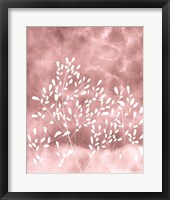 Framed Bohemian Botanicals in Soft Pink