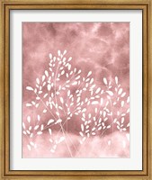 Framed Bohemian Botanicals in Soft Pink