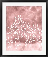 Framed Bohemian Botanicals in Soft Pink