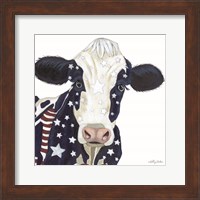 Framed Freedom Cow