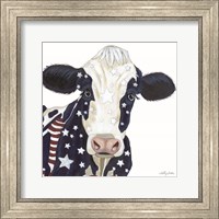 Framed Freedom Cow