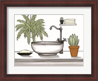 Framed Bathroom Plants II