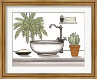 Framed Bathroom Plants II