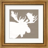 Framed Moose Silhouette