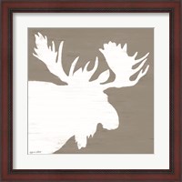 Framed Moose Silhouette