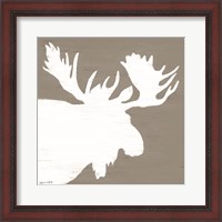 Framed Moose Silhouette