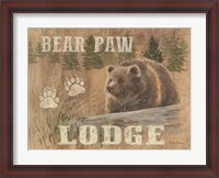 Framed Bear Paw Lodge