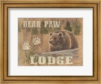 Framed Bear Paw Lodge