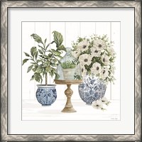 Framed Chinoiserie Florals I