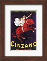 Framed Cinzano Vermouth