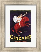 Framed Cinzano Vermouth